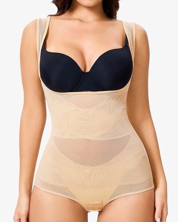 Body sexy control de barriga de malla transparente