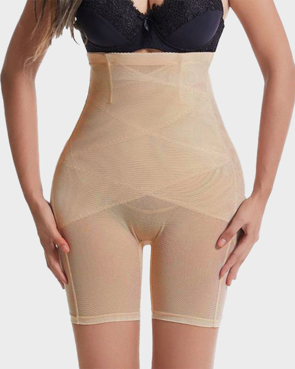 Mesh High Waist Shapewear Shorts