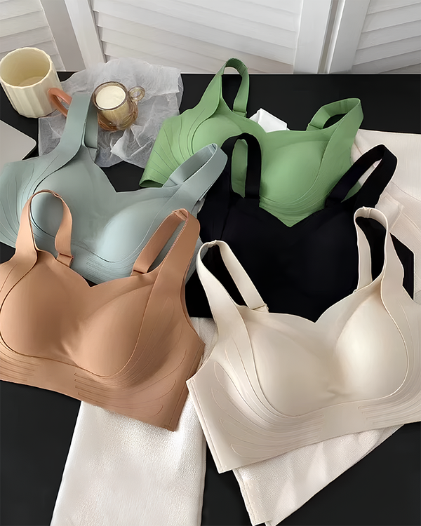 Sujetador sin costuras push-up cómodo y suave de gel para mujer