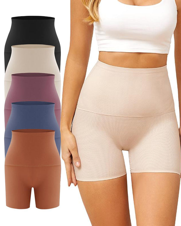 Cuecas boxer femininas de conforto elástico sem costura com cobertura total