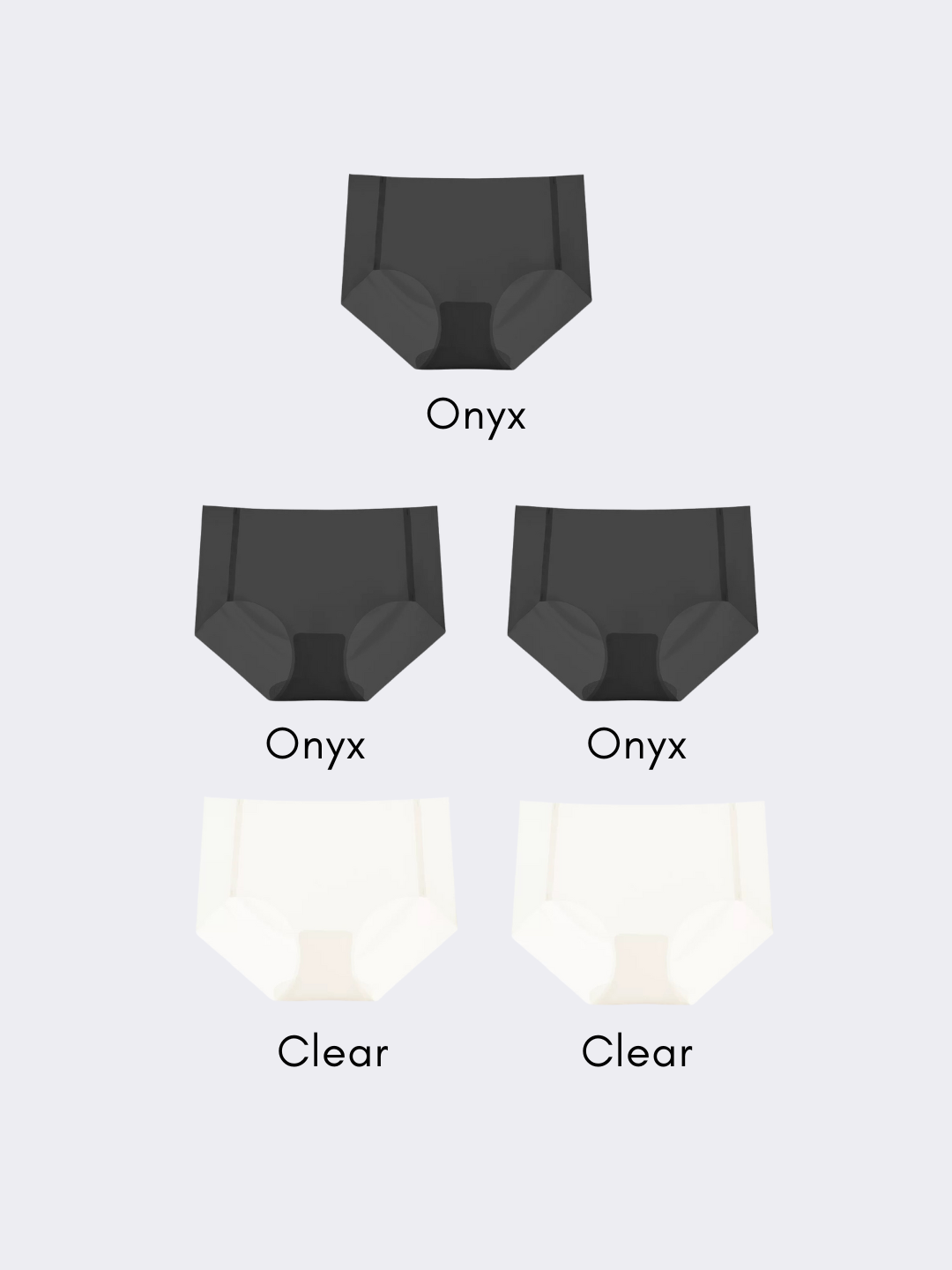 Comfort Seamless Panties Brief Kit of 5