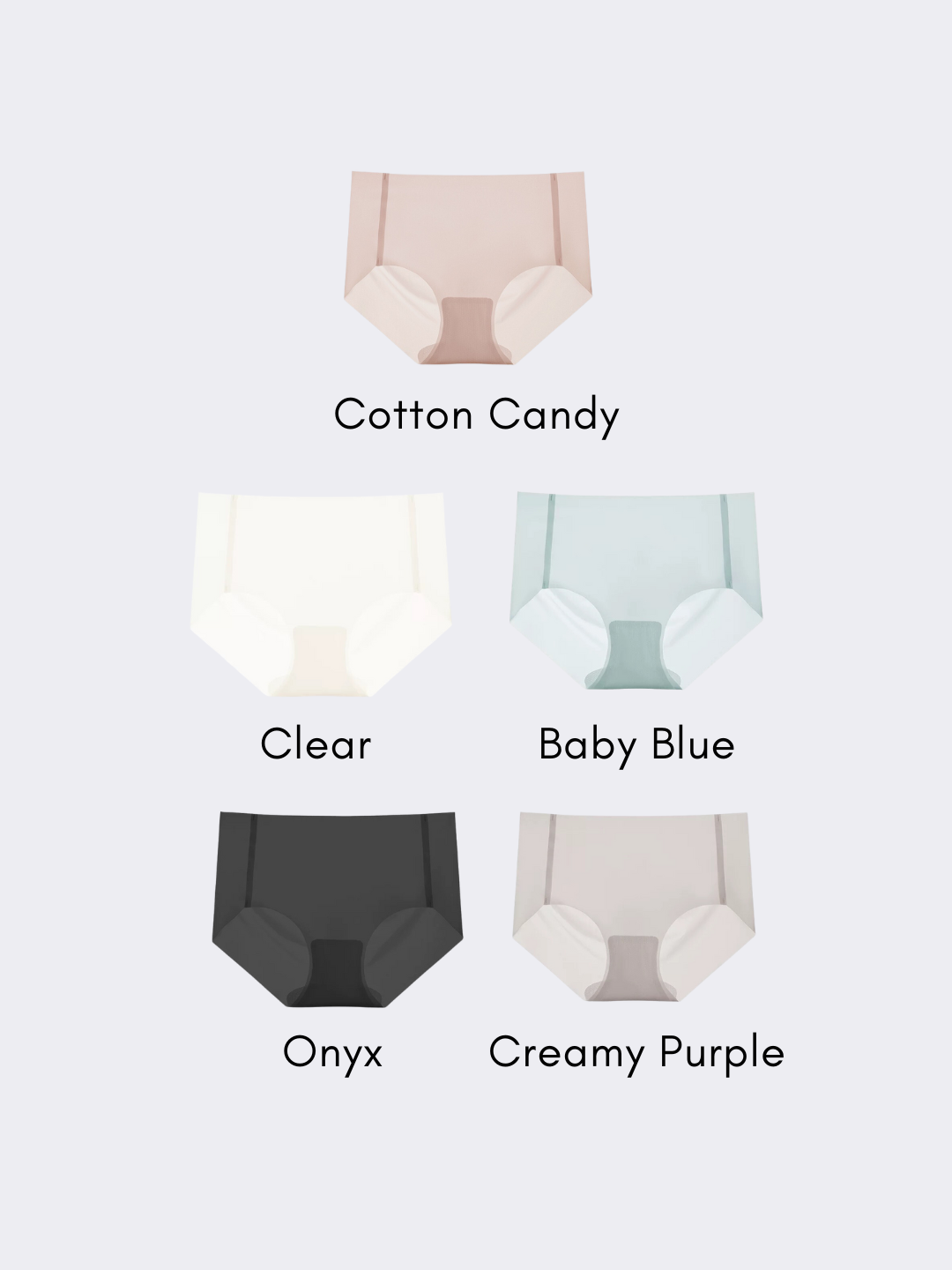 Comfort Seamless Panties Brief Kit of 5